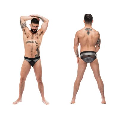 Male Power Iron Clad Iron Clad Bikini Grey Med