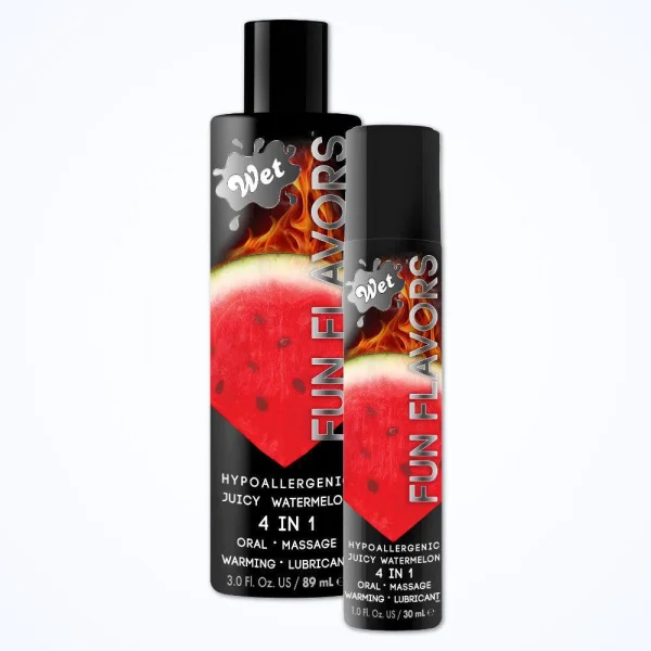 Wet Fun Flavors Juicy Watermelon Warming Water-Based Lube | 3oz