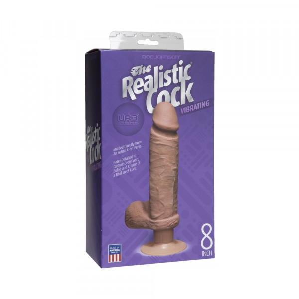 The Vibro Realistic Cock UR3 Vibrator 8 Inch — image 2 of 18