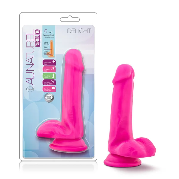 Au Natural - Bold - Delight - 6 Inch Dildo - Pink — image 11 of 13