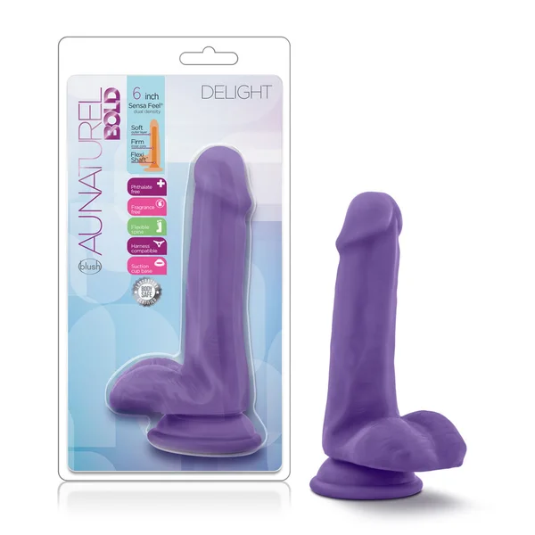 Au Natural - Bold - Delight - 6 Inch Dildo -  Purple — image 16 of 19