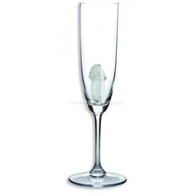 Light Up Pecker Champagne Glass