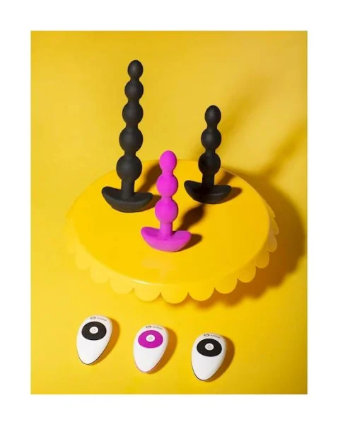 B-VIBE - TRIPLET ANAL BEADS - BLACK