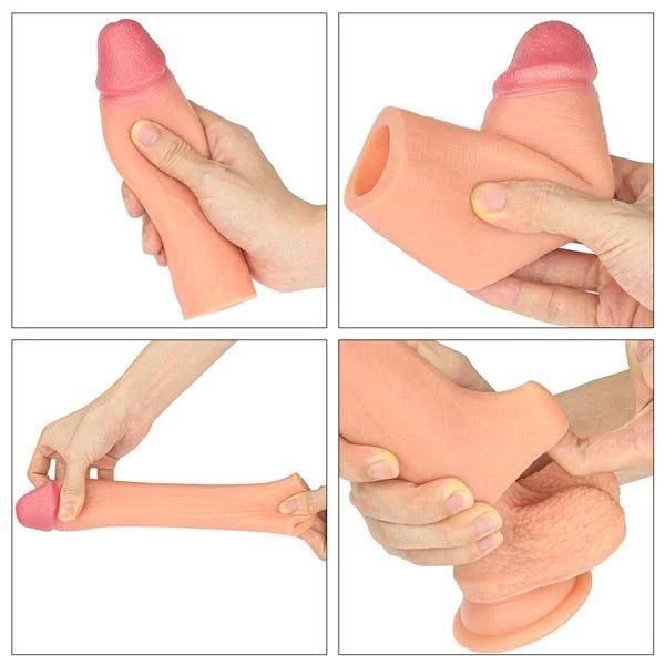 Lovetoy Add 1-Inch Revolutionary Silicone Nature Penis Extender