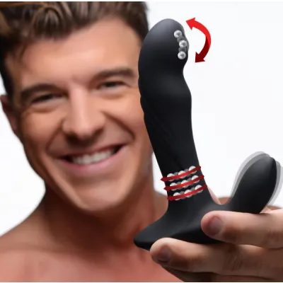 17X P Trigasm 3 in 1 Silicone Prostate Stimulator Black