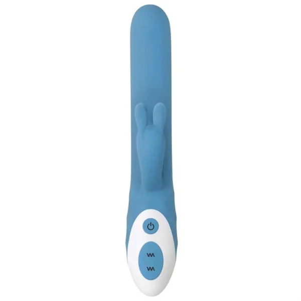 Big Soft Bunny Rechargeable Waterproof Dual Stimulation Vibrator By Evolved Novelties