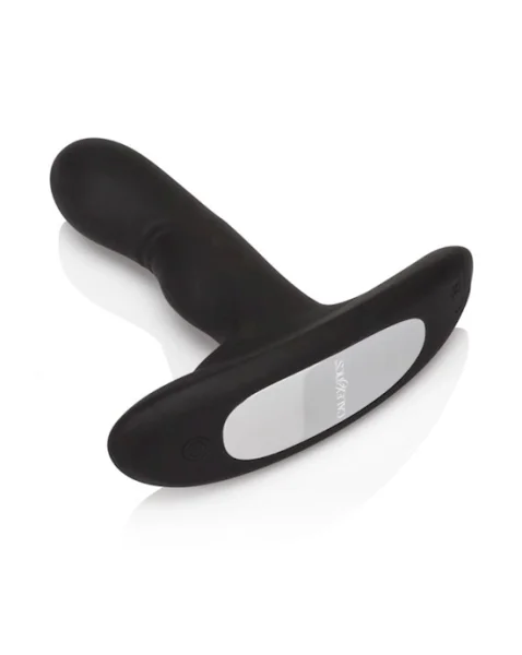 Eclipse Silicone Wireless Rocking P-spot Probe - Black - 4.5 Inch