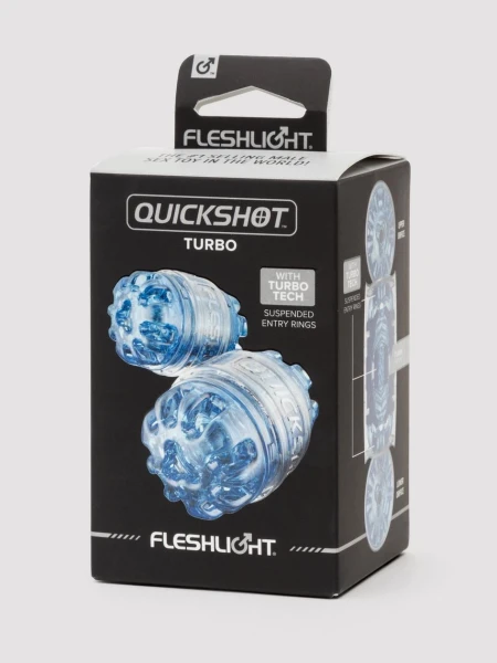 Fleshlight QUICKSHOT Turbo Blue Ice Compact Male Masturbator
