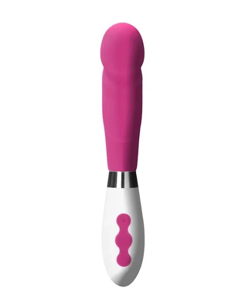 Asopus Rechargeable Vibrator - Pink - 8 Inch