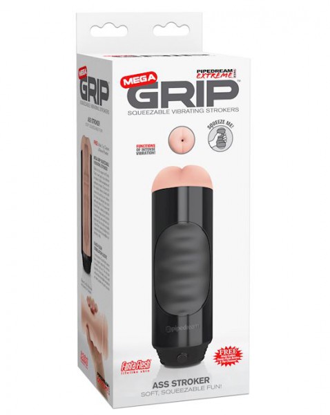 Pipedream Extreme Toyz Mega Grip Vibrating Stroker Ass