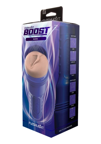 Fleshlight Boost Bang Vagina Penis Masturbator With Turbo Tech