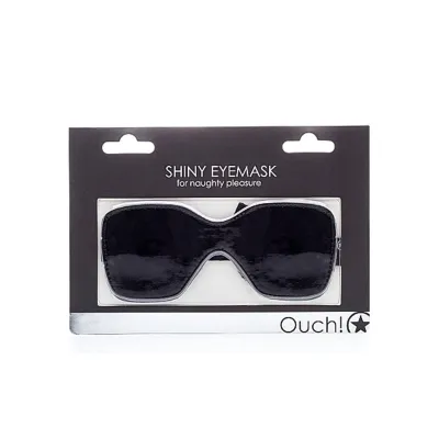 Shiny Eyemask for Naughty Pleasure Black