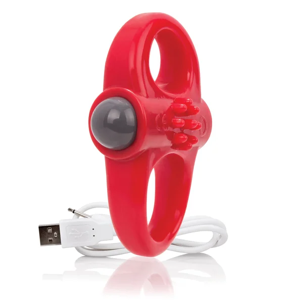 Charged Yoga Rechargeable Vibe Ring - Red — image 12 of 16