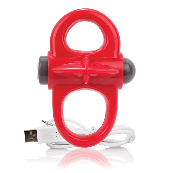 Charged Yoga Rechargeable Vibe Ring - Red — image 11 of 16