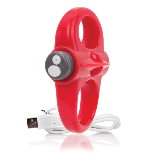 Charged Yoga Rechargeable Vibe Ring - Red — image 13 of 16
