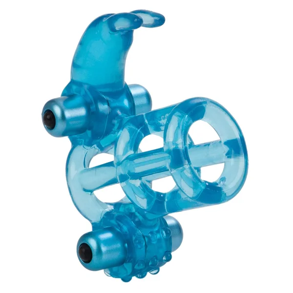 Basic Essential Double Trouble Vibrating Support System - Blue — image 14 of 15