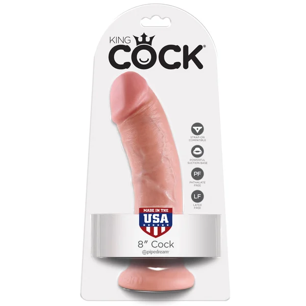 King Cock 8-Inch Cock - Flesh — image 12 of 12