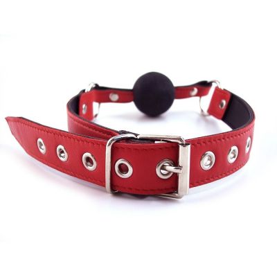Harmony Red Leather Ball Gag
