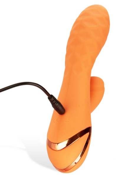 California Exotic Newport Beach Babe 8.5" Rabbit Vibrator With Thumping Teaser