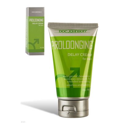 Doc Johnson Prolonging Delay Cream for Men 2 oz