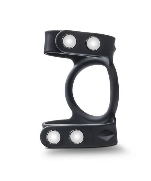 Silicone Adjustable Double Cock and Ball Strap — image 5 of 6