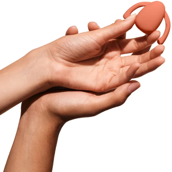 Fin Silicone Rechargeable Finger Vibrator by Dame - Citrus