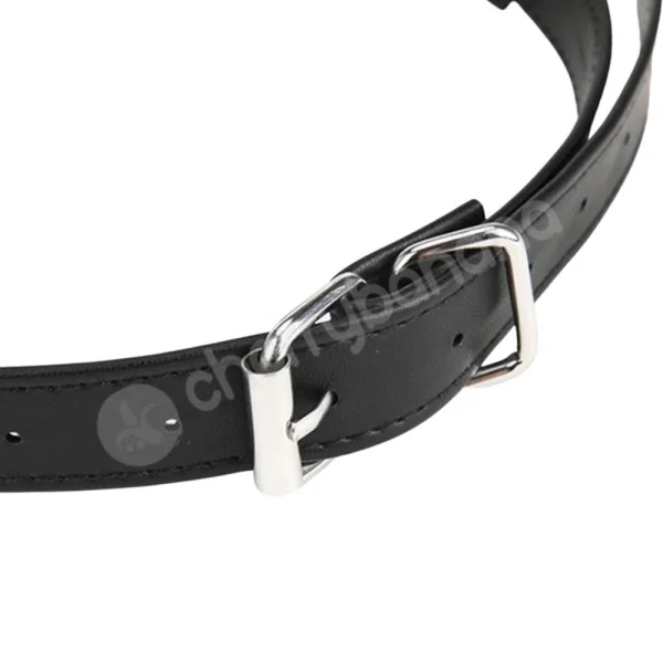 Lux Fetish Breathable Ball Gag With Nipple Clamps & Chain With Free Blindfold