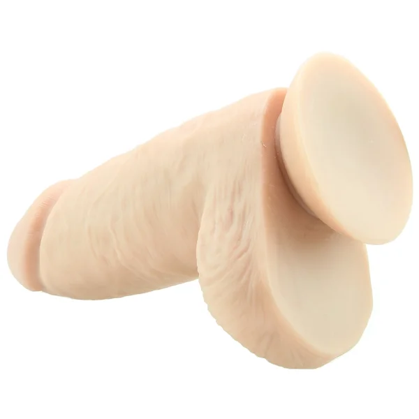 Dr. Skin Dr. Chubbs Dildo With Balls & Suction Cup by Blush - Vanilla