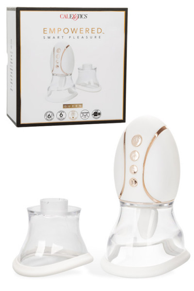 California Exotic Empowered Smart Pleasure Queen Suction Massager With Tongue