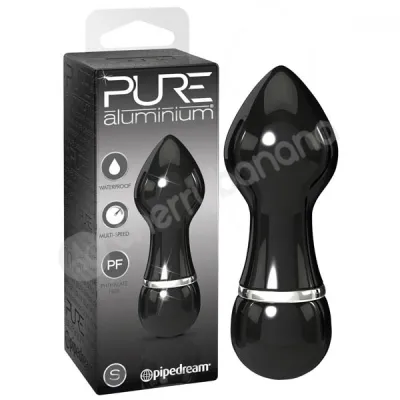 Pure Aluminium Small Black Bullet Vibrator