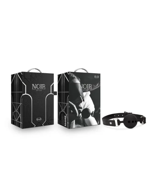 Blush - Noir - Breathable Silicone Ball Gag — image 3 of 4