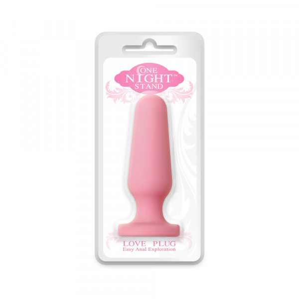 One Night Stand Love Plug Pink Easy Anal Plug