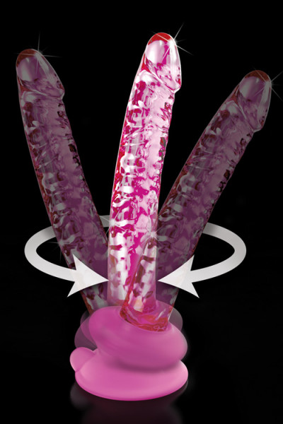 Pipedream 6.7" Realistic Glass Dildo with Suction Base