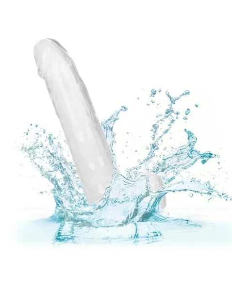 Size Queen Dildo - Clear - 8 Inch