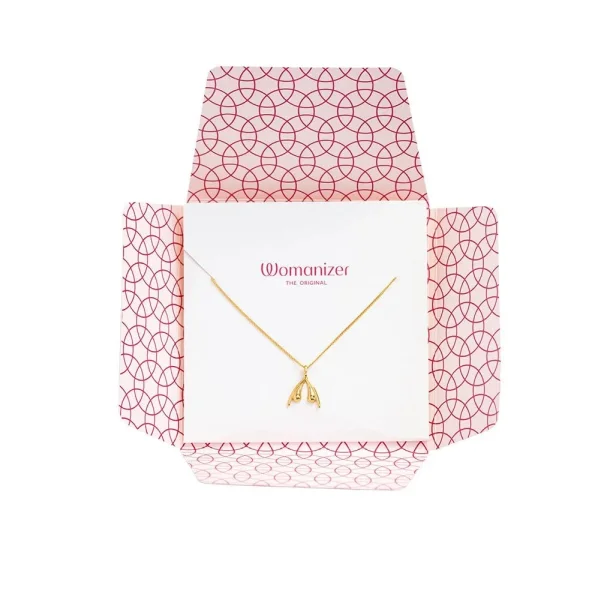 Womanizer 18k Gold Plated Clitoris Necklace