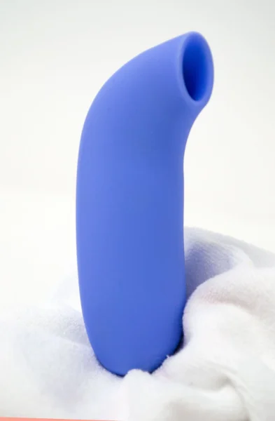 AER Silicone Rechargeable Waterproof Pressure Wave Suction Toy By Dame - Periwinkle