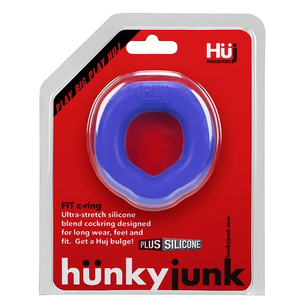 Hunkyjunk Fit Ergo C-Ring - Cobalt — image 7 of 10