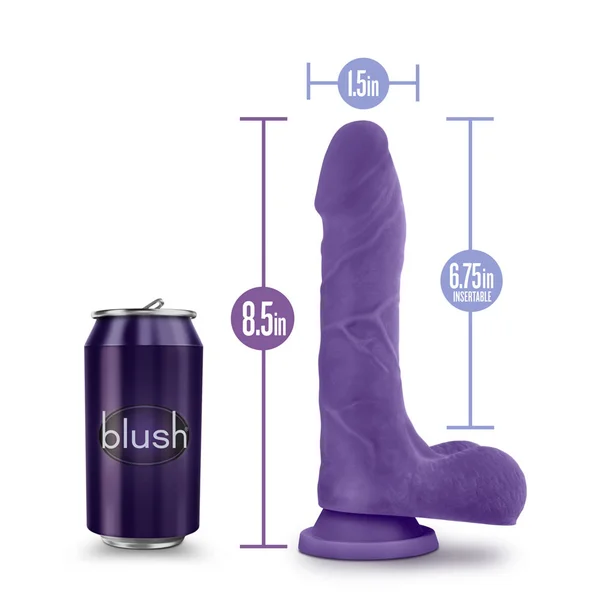 Au Natural - Bold - Thrill - 8.5 Inch Dildo -  Purple — image 10 of 11