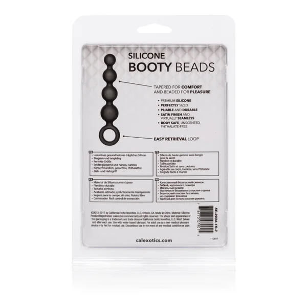 Silicone Booty Beads - Black — image 11 of 16