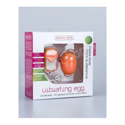 Shots Toys Orange Small Vibrating Egg