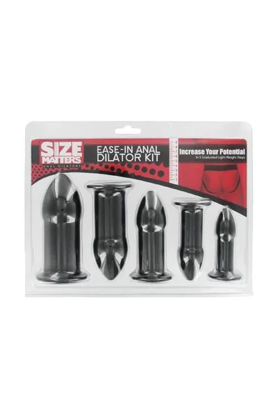 Ease In Anal Dilator Kit Black