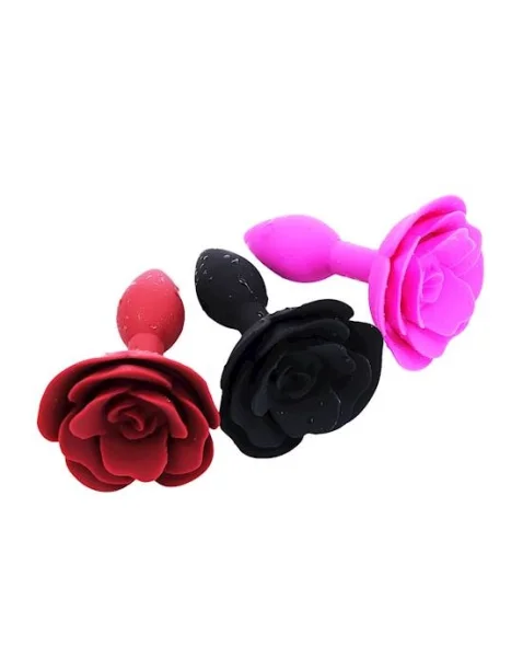 Rose butt plug