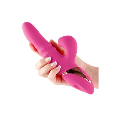 nsnovelties Enamour 9 3 Thrusting Vibrator with Sucking Clitoral Stimulator