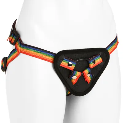 Ride the Rainbow Universal Rainbow Strap On Harness
