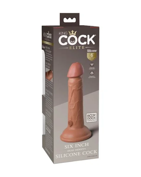 King Cock Elite Dual Density Silicone Dildo