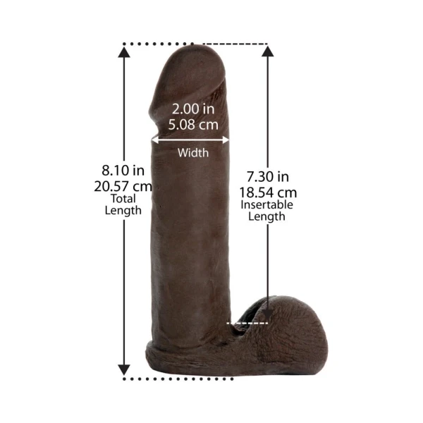 Vac-U-Lock 8 Inch UR3 Cock Attachment