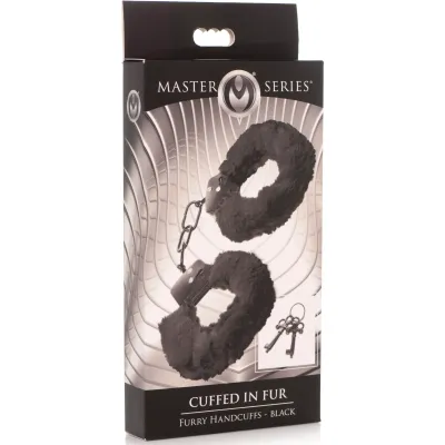 Cuffed in Fur Fluffy Handcuffs