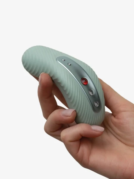 Fun Factory LAYA III Rechargeable Waterproof LAY-ON Vibrator - Sage Green