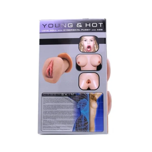 Young & Hot Inflatable Love Doll With Cyberskin Pussy And Ass