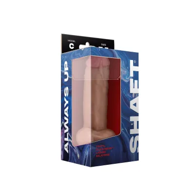 Shaft Model C 7 5 Inch Liquid Silicone Dong With Balls Pine